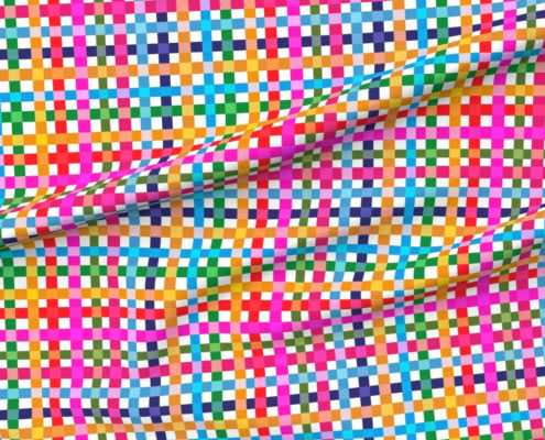 Wiggly Checks H-14 pattern design by Colin Walton to buy from Spoonflower