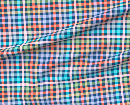 Wiggly Checks J-4-112 pattern design by Colin Walton to buy from Spoonflower