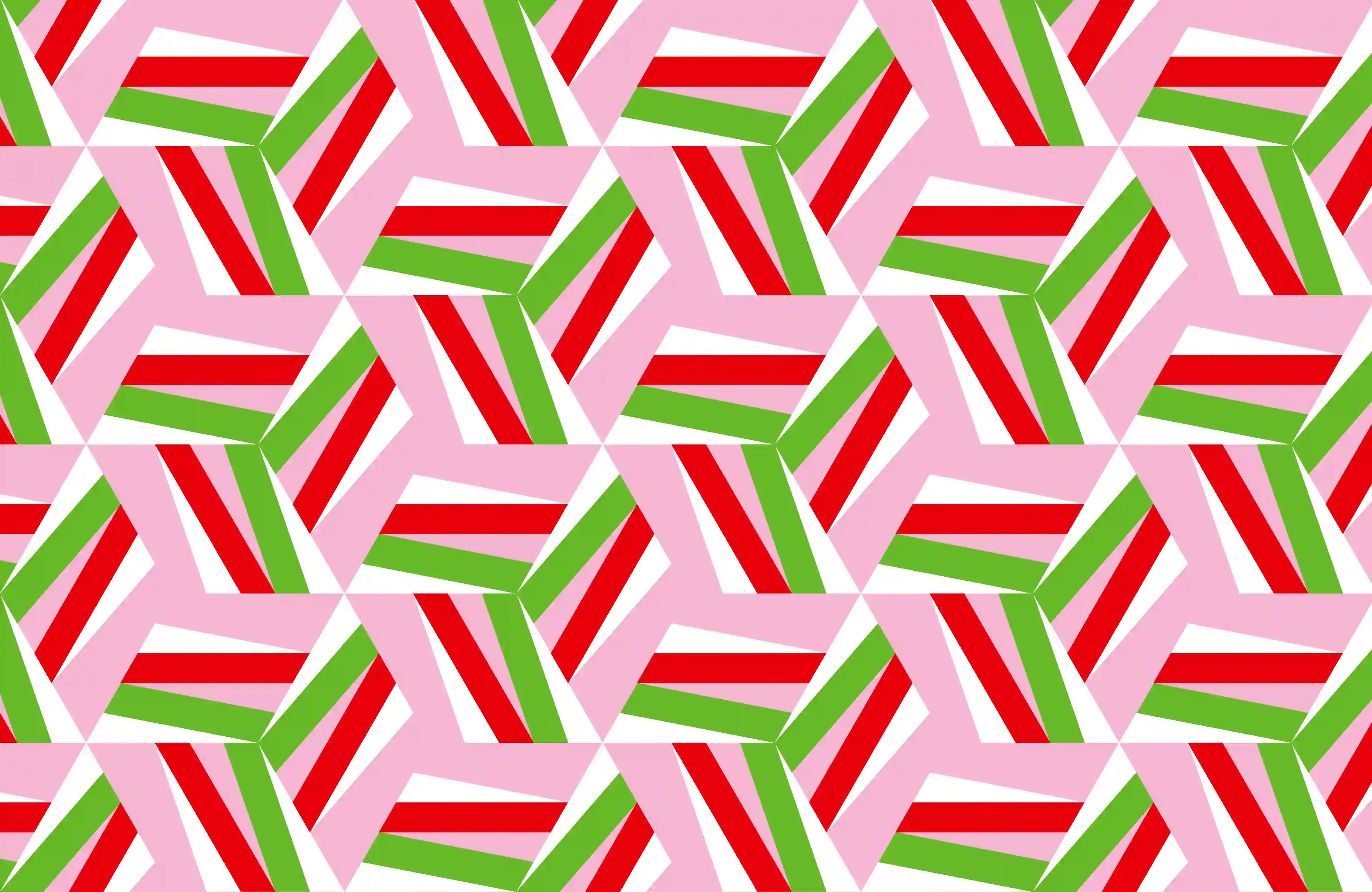 Lattice B22-red green white pink_swatch Lattice B22-red green white pink_swatch