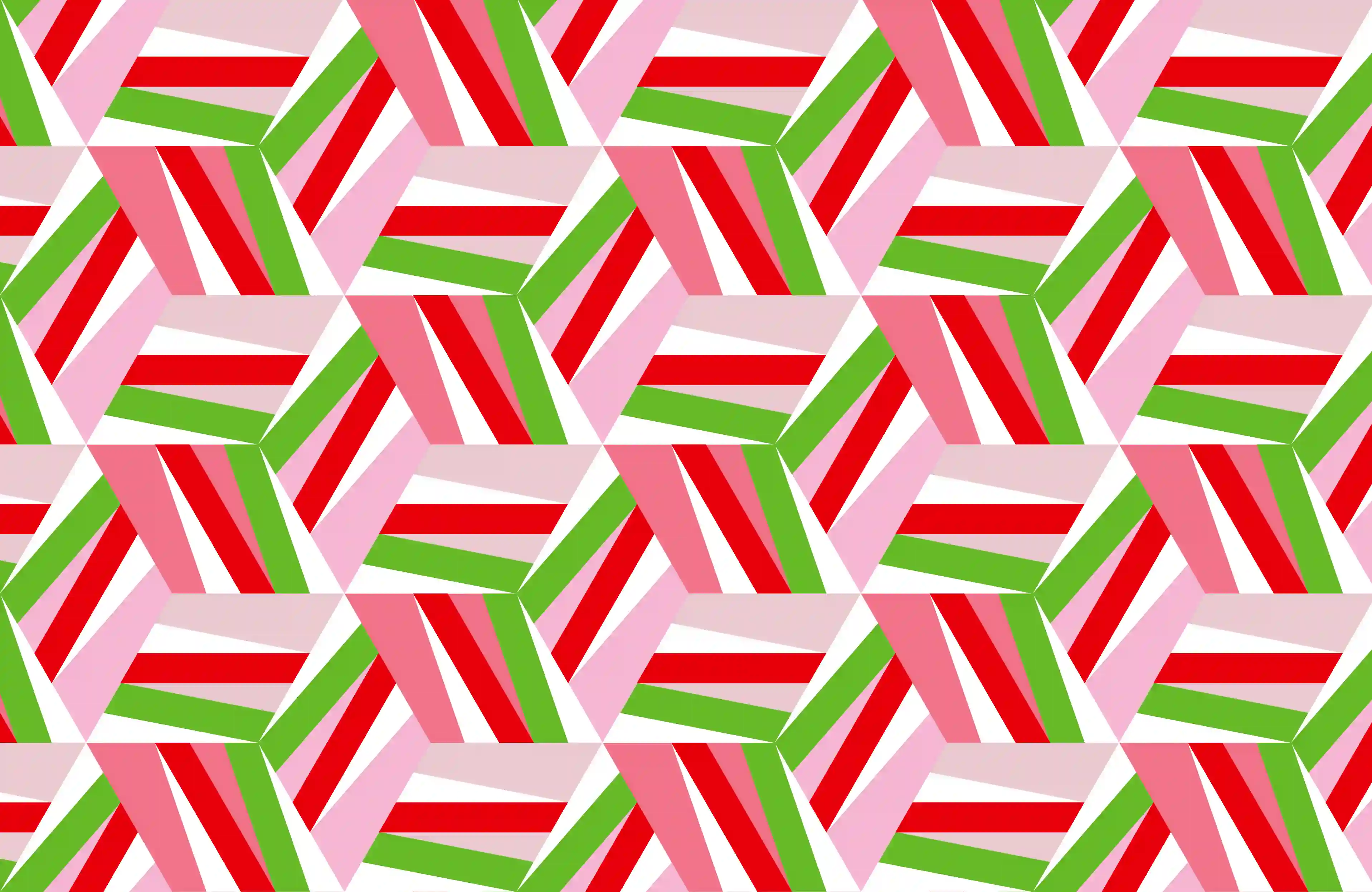 Lattice B23-red green white pinks_swatch Lattice B23-red green white pinks_swatch
