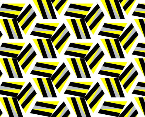 Lattice B7-black yellow grey_swatch Lattice B7-black yellow grey_swatch