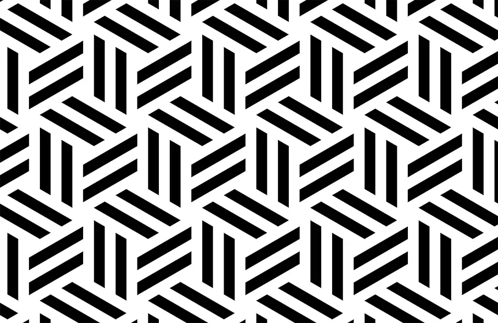 Lattice J-black and white_swatch Lattice J-black and white_swatch