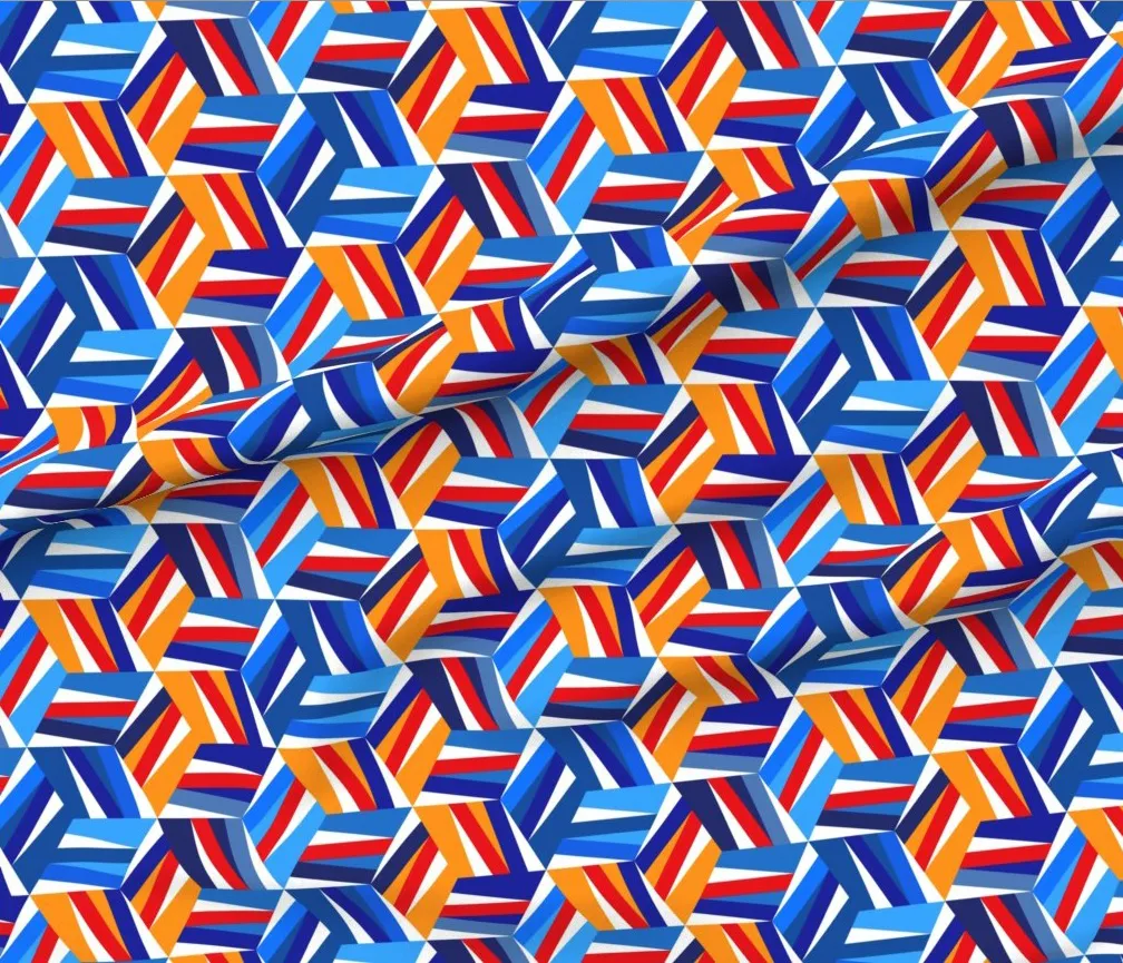 Lattice B32A Blues and Oranges 20771619
