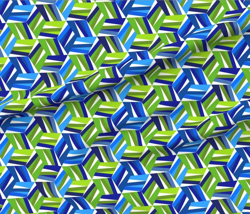Lattice B33A Blues and Greens 20771620