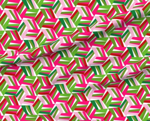 Lattice B37A Pinks and Greens 20771623