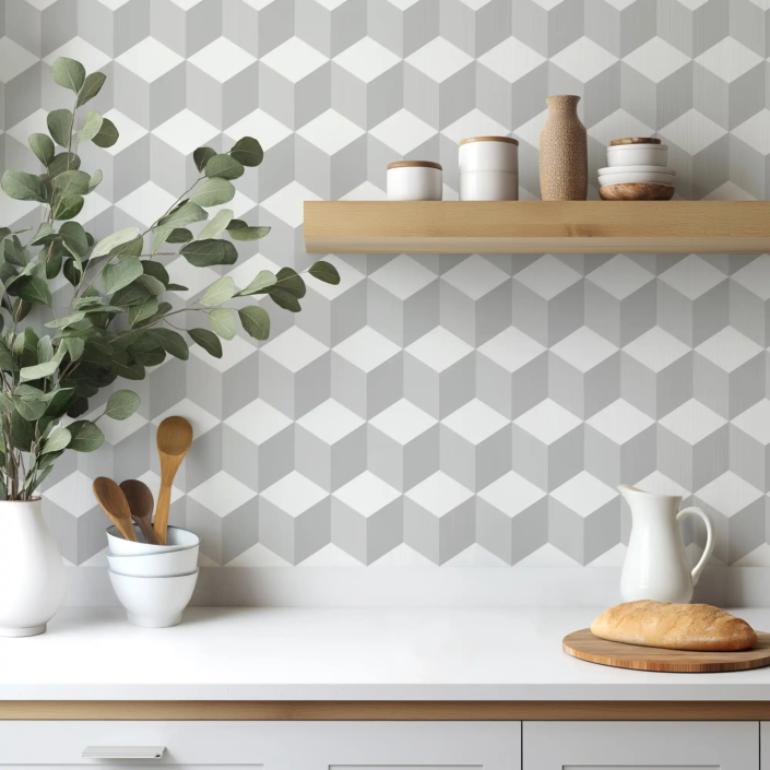 Wallpaper Mockup 02 Cubes x50