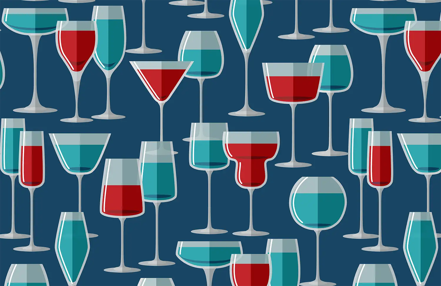 Party Glasses With Drinks FF-105-S_swatch